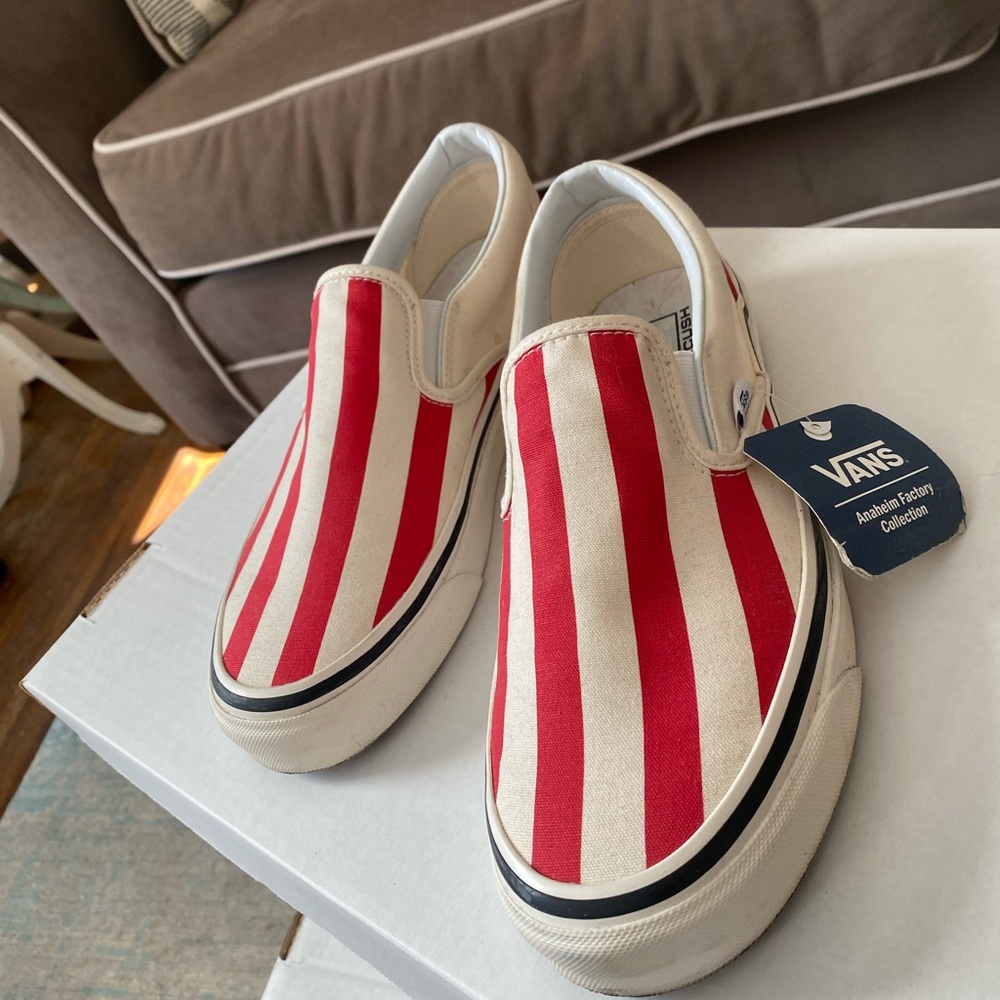 Striped Classic Van Slip On